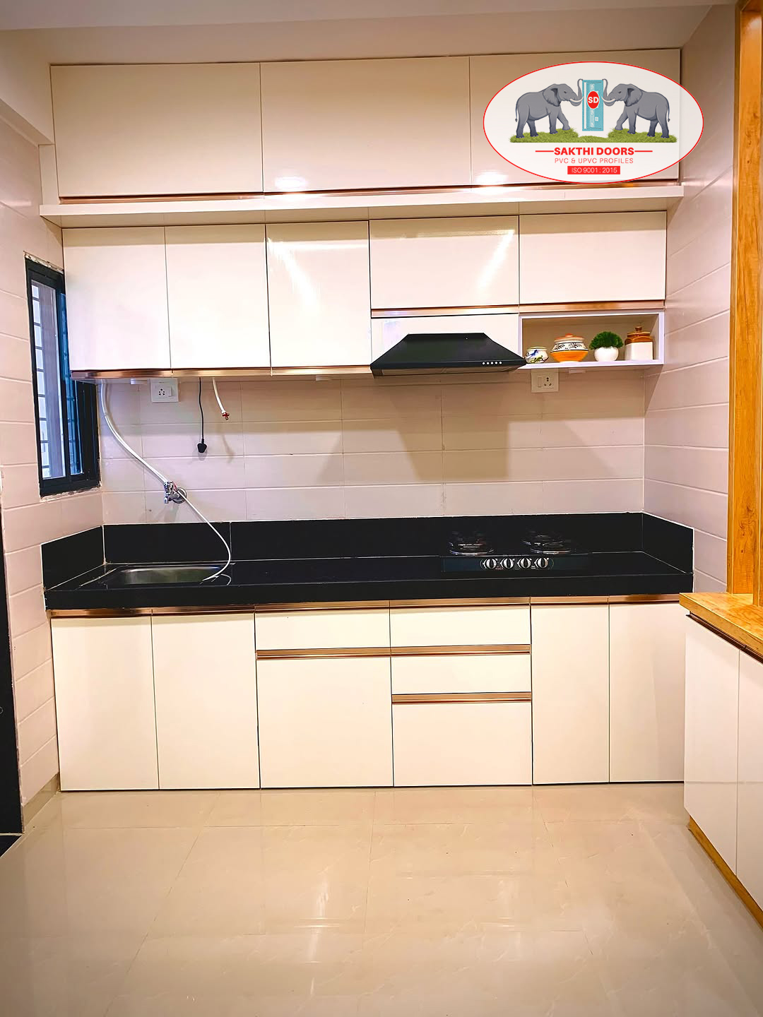 Premium Cream & Black Layout